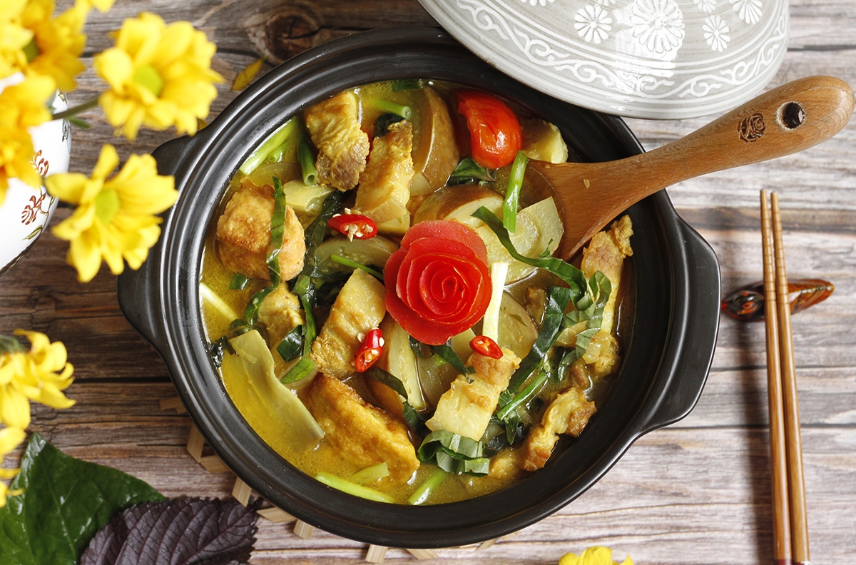 Cà tím bung thịt đậu