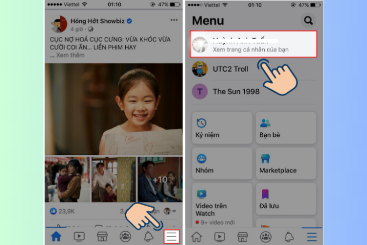 Cách xóa ảnh bìa trên Facebook 2
