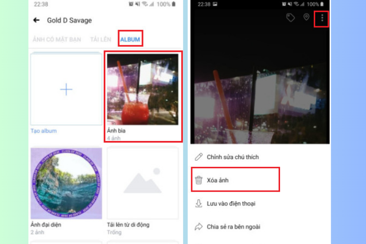 Cách xóa ảnh bìa trên Facebook 7