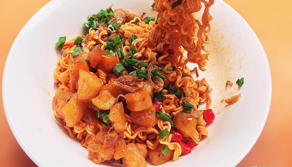 Mì trộn tóp mỡ