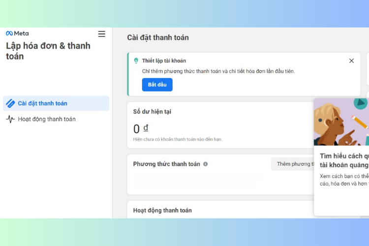 Cách bật kiếm tiền trên Facebook từ Facebook Ads