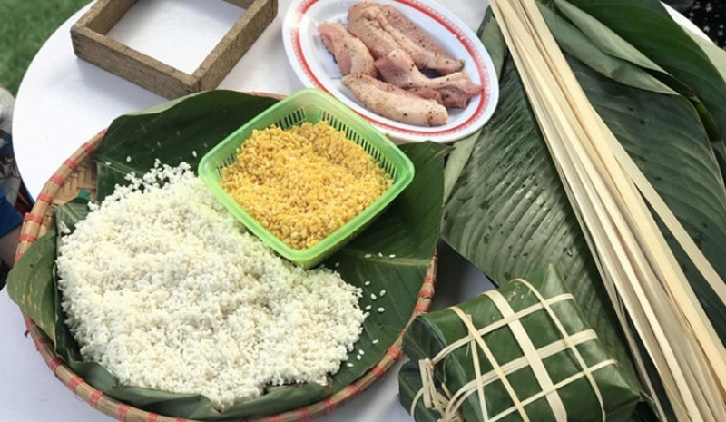 Cách làm bánh chưng hình 1