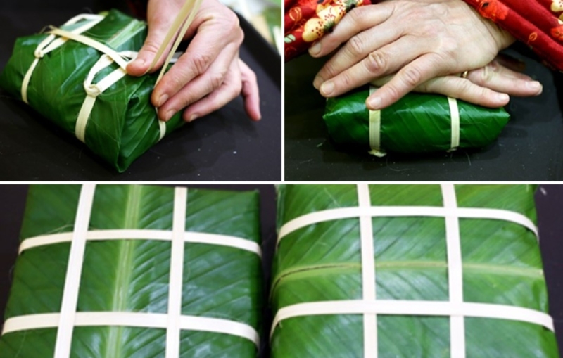 Cách làm bánh chưng hình 5