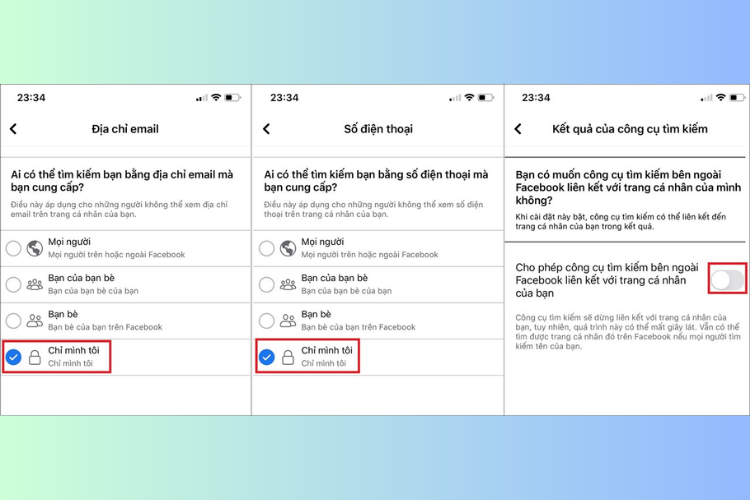 Khám phá cách để người khác không tìm thấy Facebook của mình