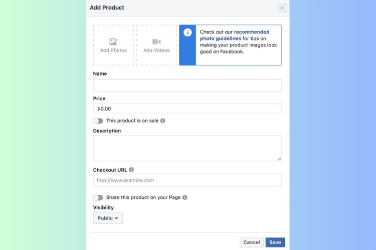 Cách tạo page bán hàng trên Facebook