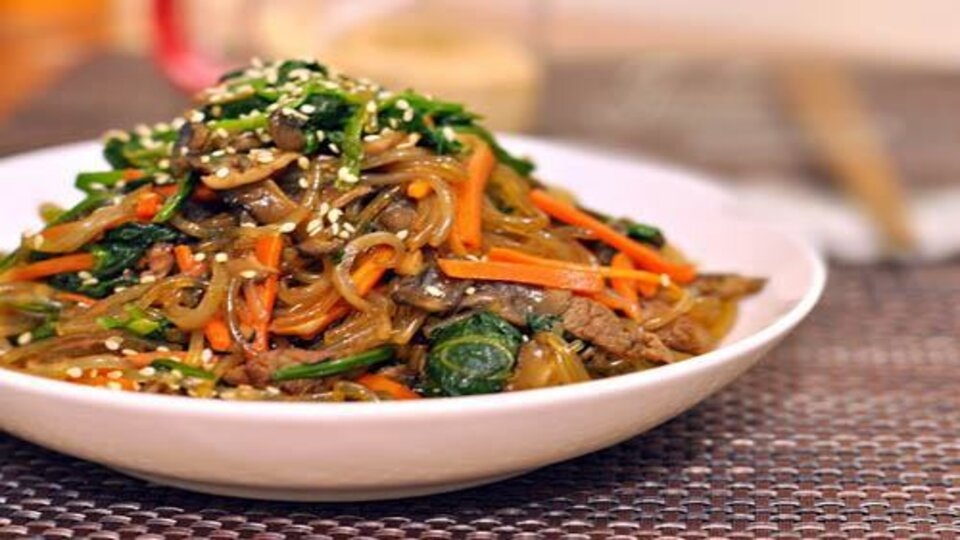 Miến xào chay thập cẩm
