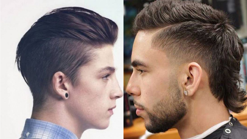 Tóc mullet vuốt ngược
