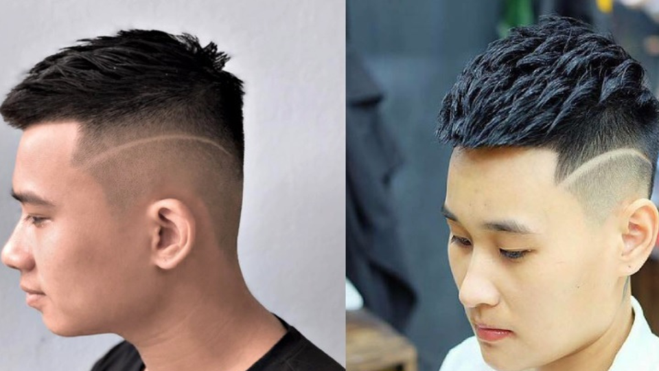 Kiểu tóc undercut vuốt thẳng