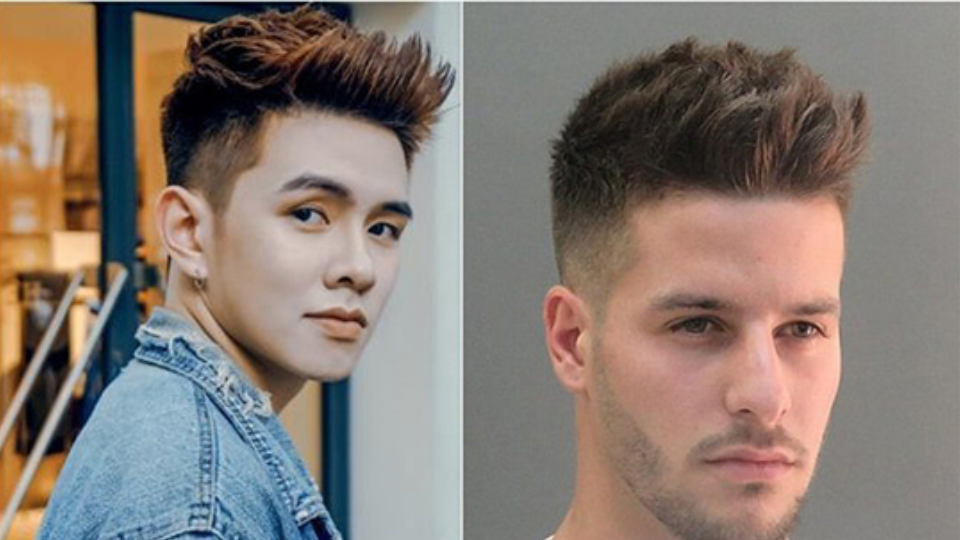 Kiểu tóc undercut vuốt lệch