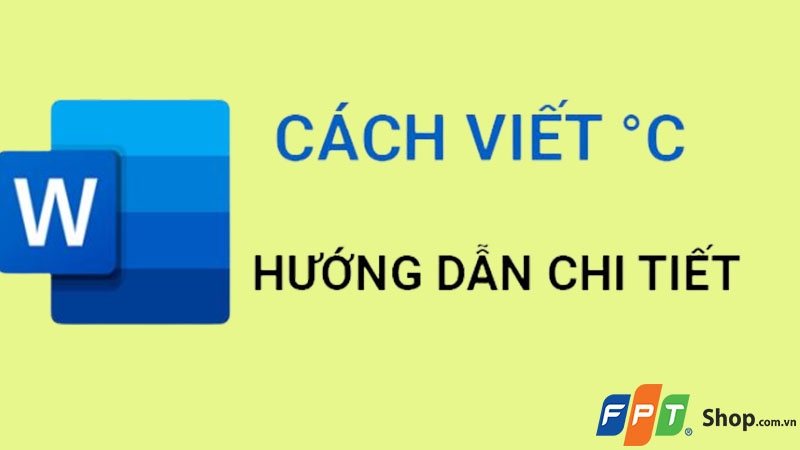 Thêm độ c trong Word - hình 1