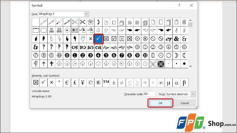 Chèn dấu tích trong Word - hình 12