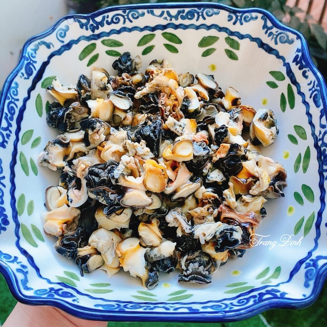 ốc nấu chuối đậu 3