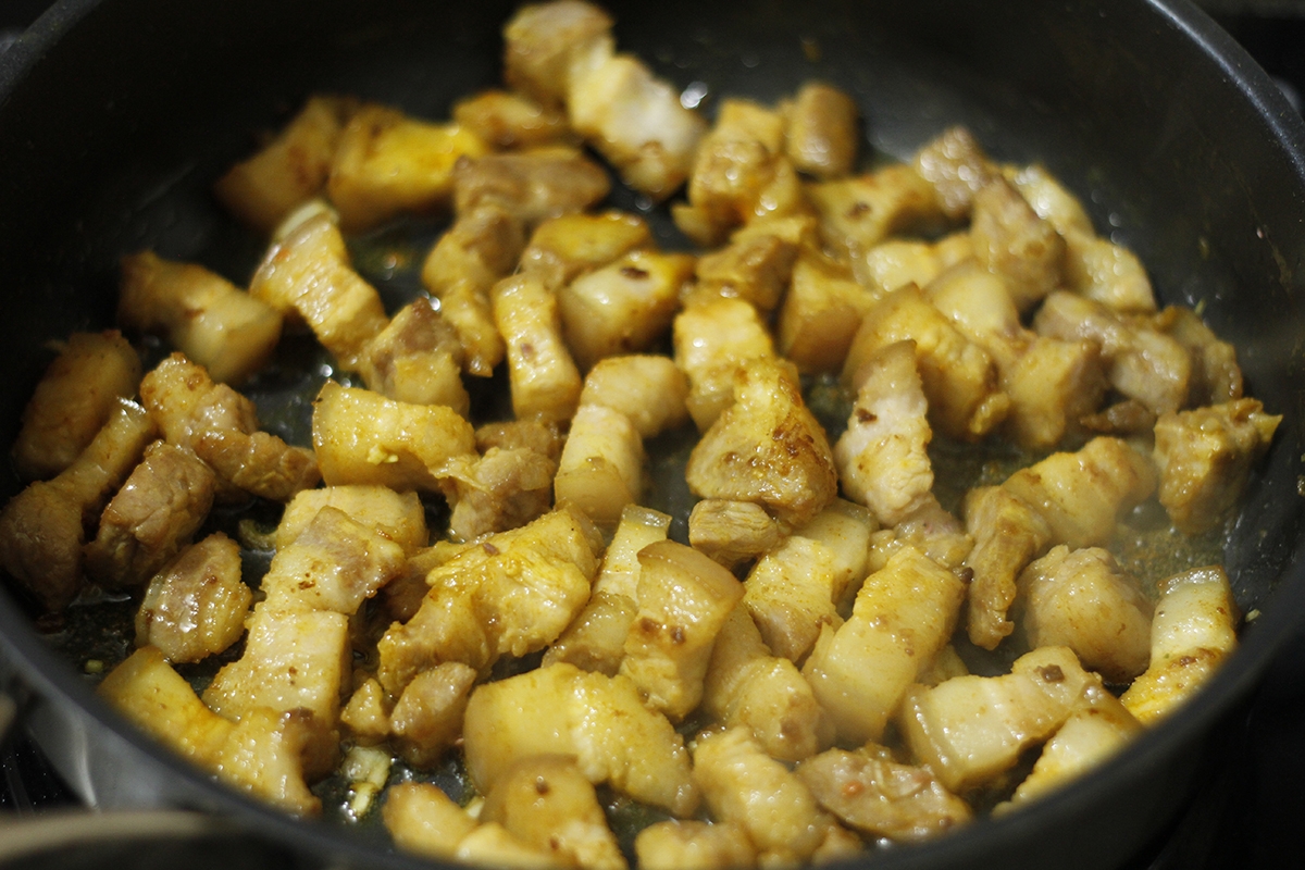 ốc nấu chuối đậu 4