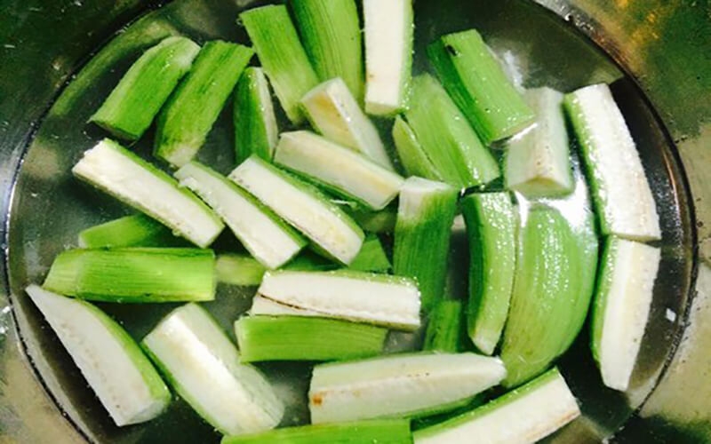 ốc nấu chuối đậu 6