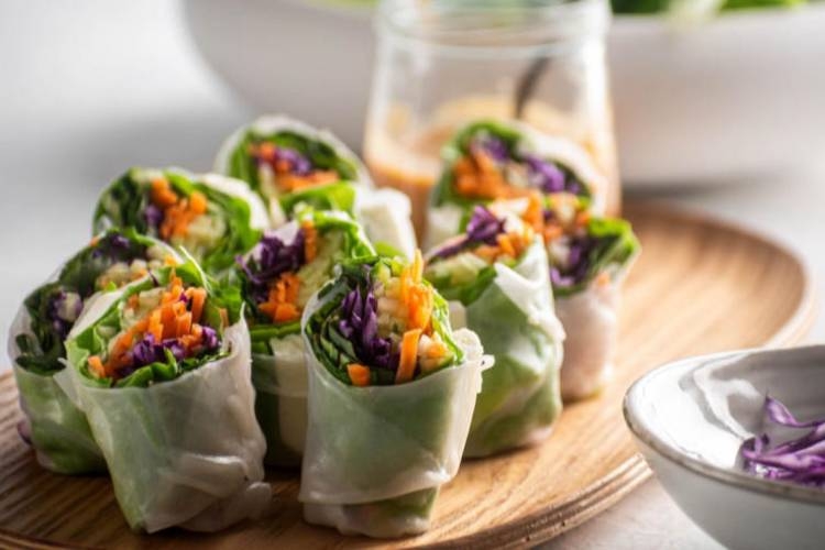 Gỏi cuốn chay thanh đạm