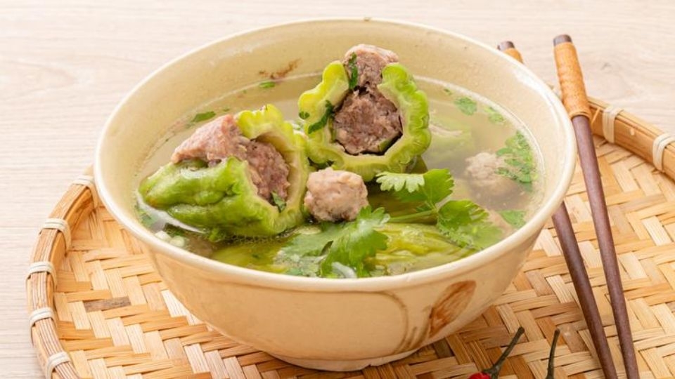 canh khổ qua dồn thịt