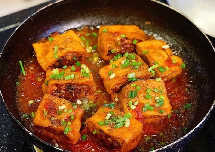 đậu nhồi thịt 9