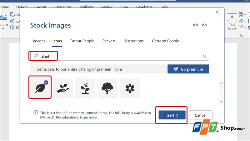 Thêm icon trong Word - hình 3