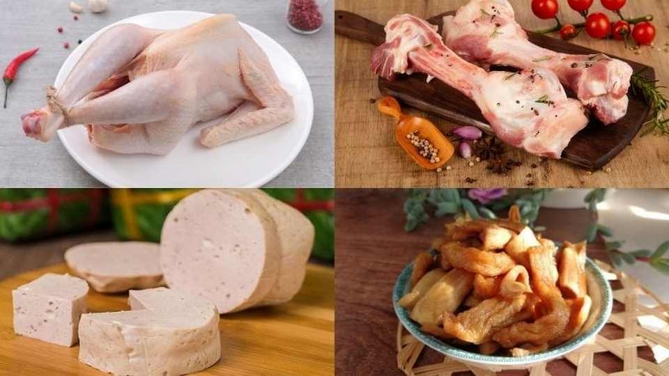 Sơ chế nguyên liệu nấu bún thang