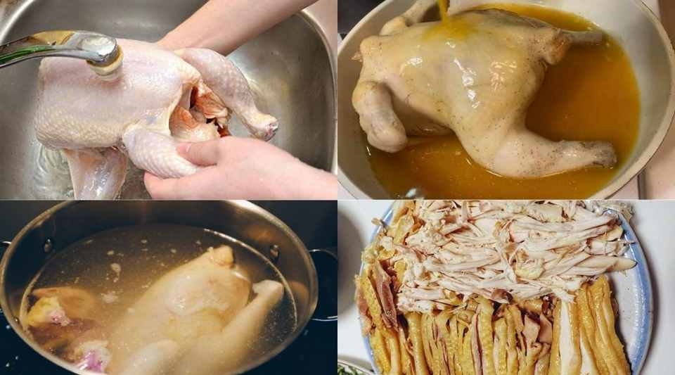 Nêm nếm nước dùng bún thang