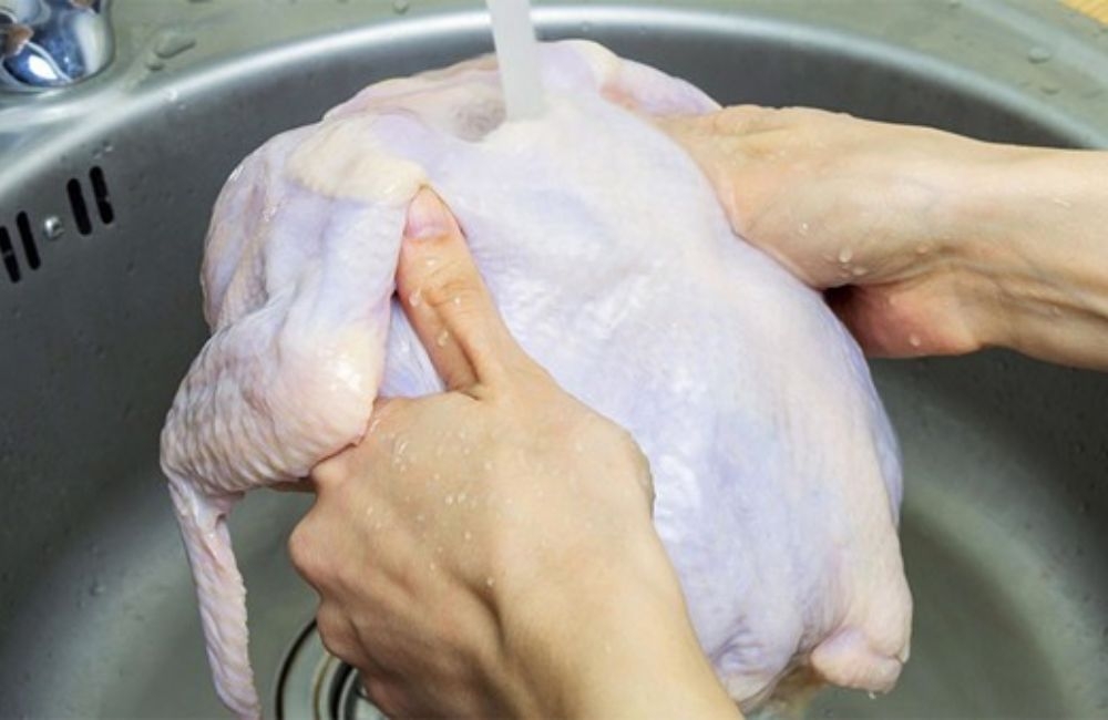 Preparación del pollo