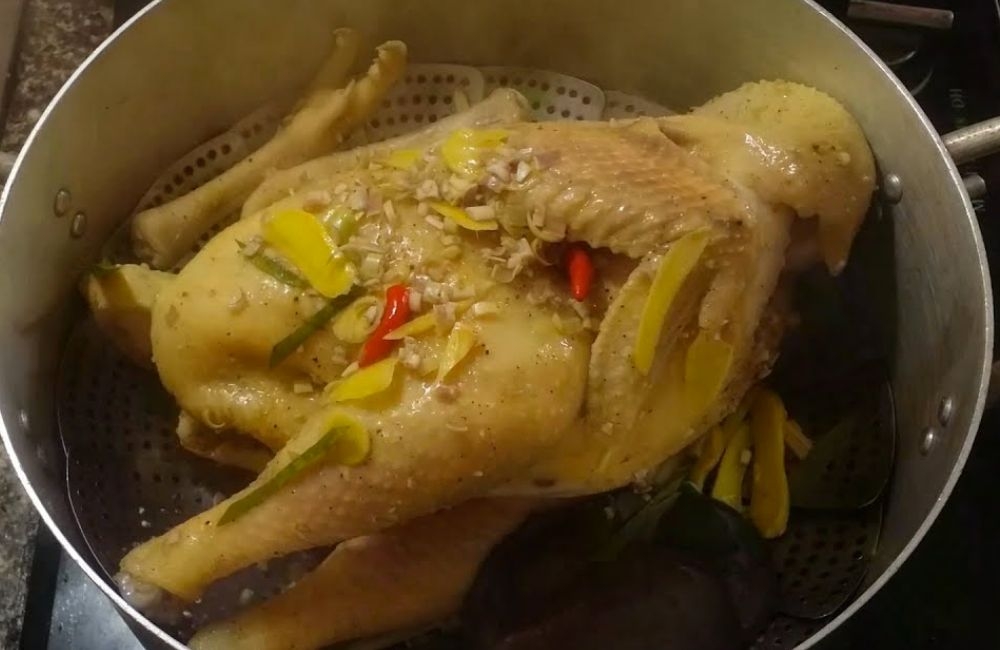 Vaporizar el pollo con cerveza