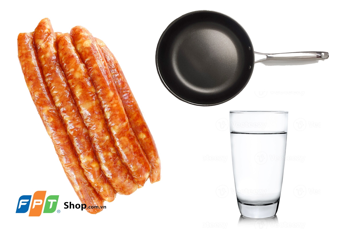 cách chiên lạp xưởng - hình 1