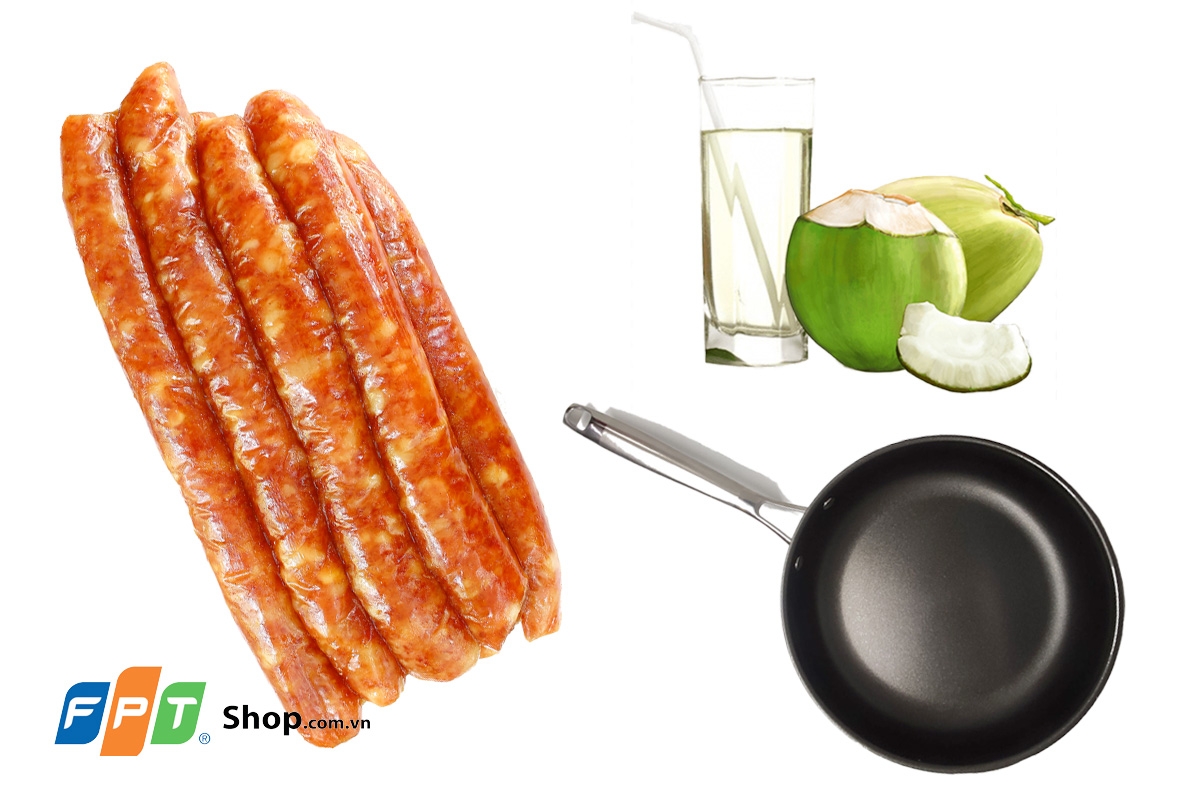 cách chiên lạp xưởng - hình 3