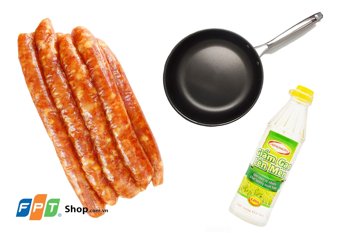 cách chiên lạp xưởng - hình 4