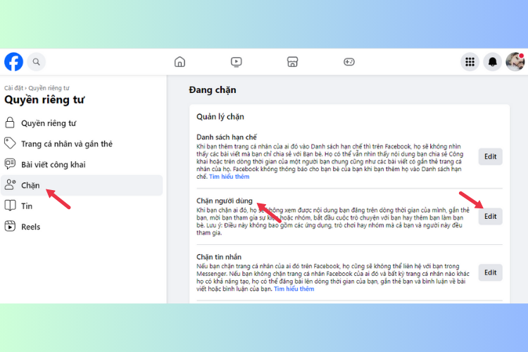 chặn người khác mời vào nhóm trên Facebook 6