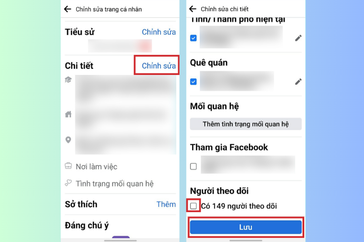 Cách hiện số người theo dõi trên Facebook 9