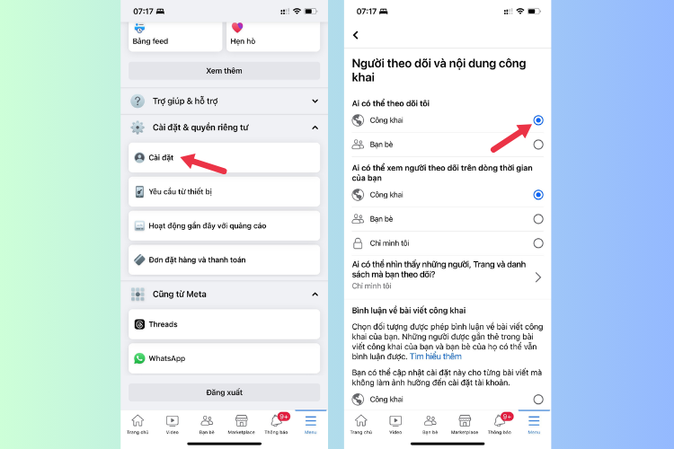 Cách hiện số người theo dõi trên Facebook 6