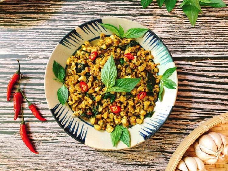 Hến xào sả ớt thơm ngon