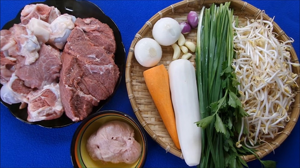 Nguyên liệu cần có.