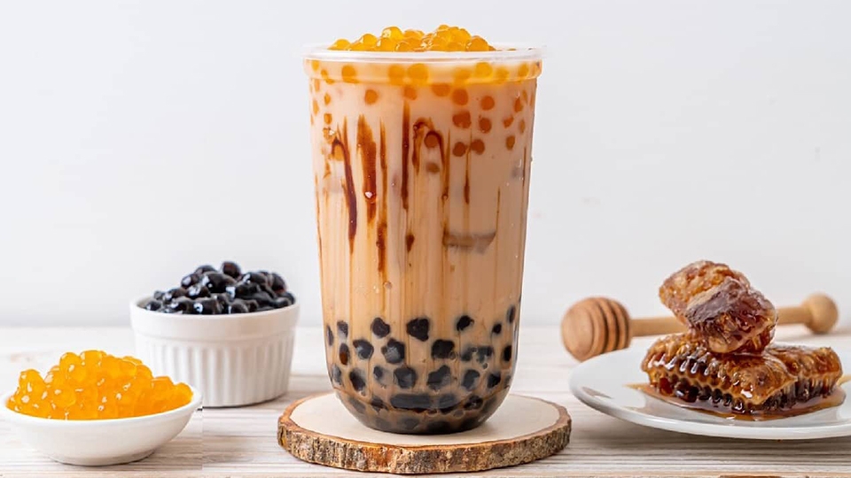 Trà sữa trân châu.