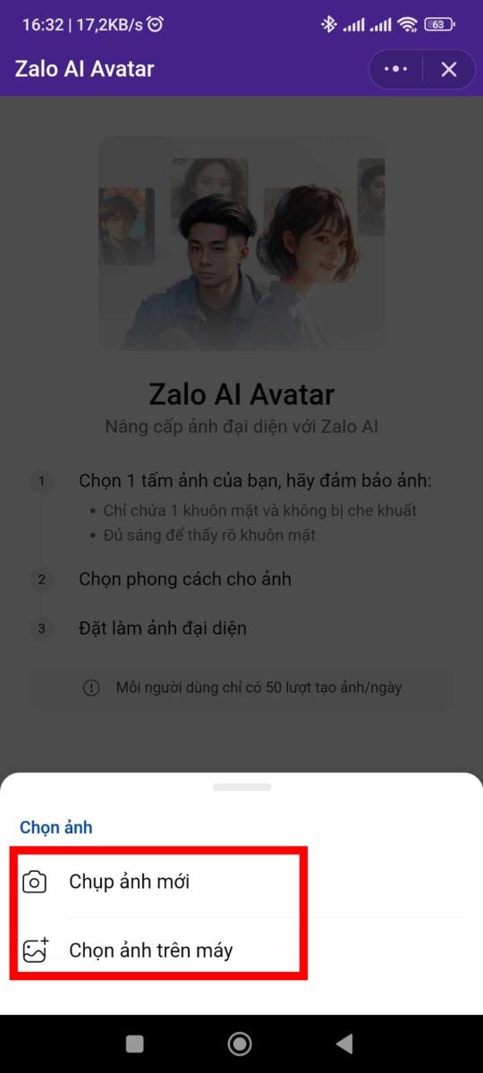 Cách tạo ảnh đại diện bằng Zalo AI Avatar đơn giản (ảnh 4)