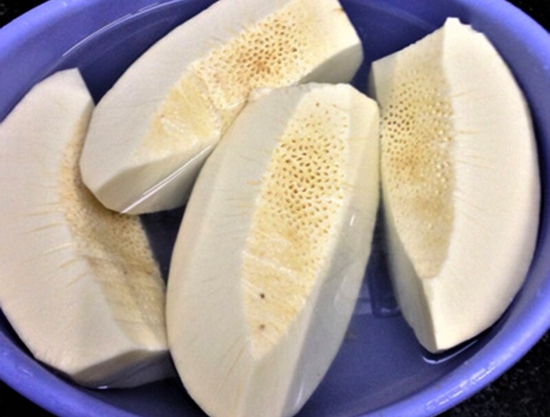 Cắt và ngâm sa kê