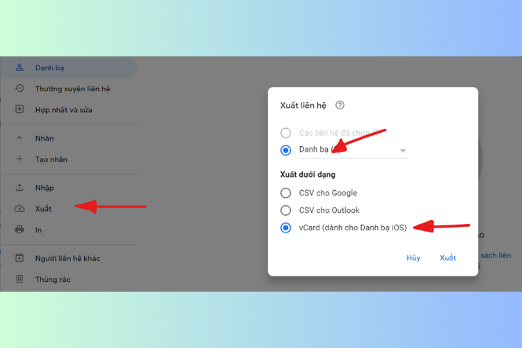 Cách lấy danh bạ từ Gmail - hình 4