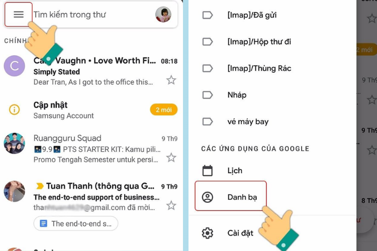Cách lấy danh bạ từ Gmail - hình 6