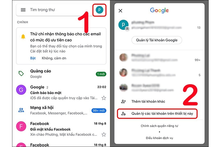 Cách đăng xuất tài khoản Google trên điện thoại và máy tính (Hình 25)