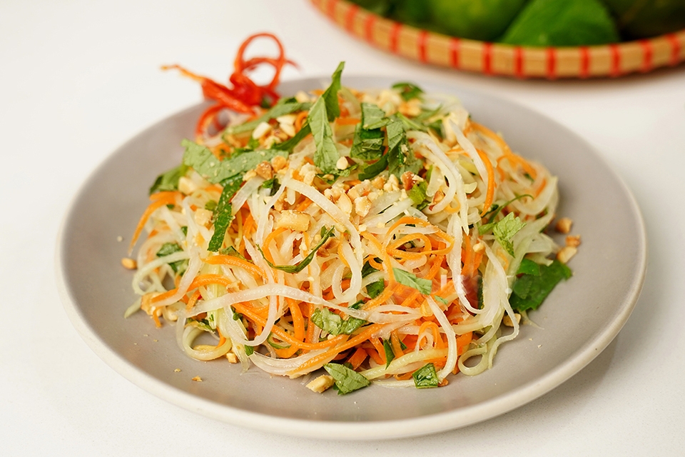 Nộm su hào cà rốt