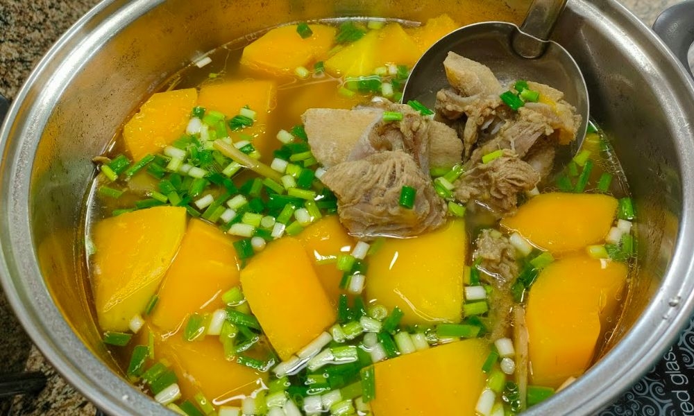 Bò hầm đu đủ hấp dẫn