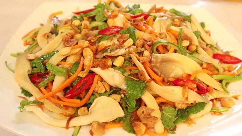 Gỏi nấm bào ngư