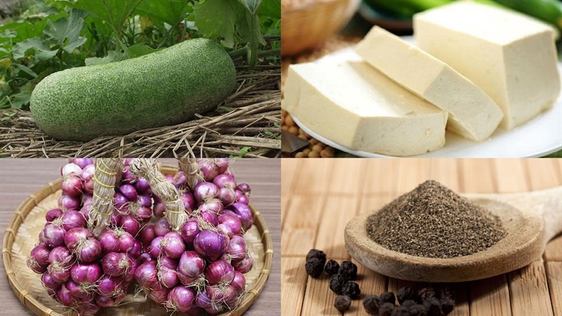 cách nấu canh bí đao chay 2