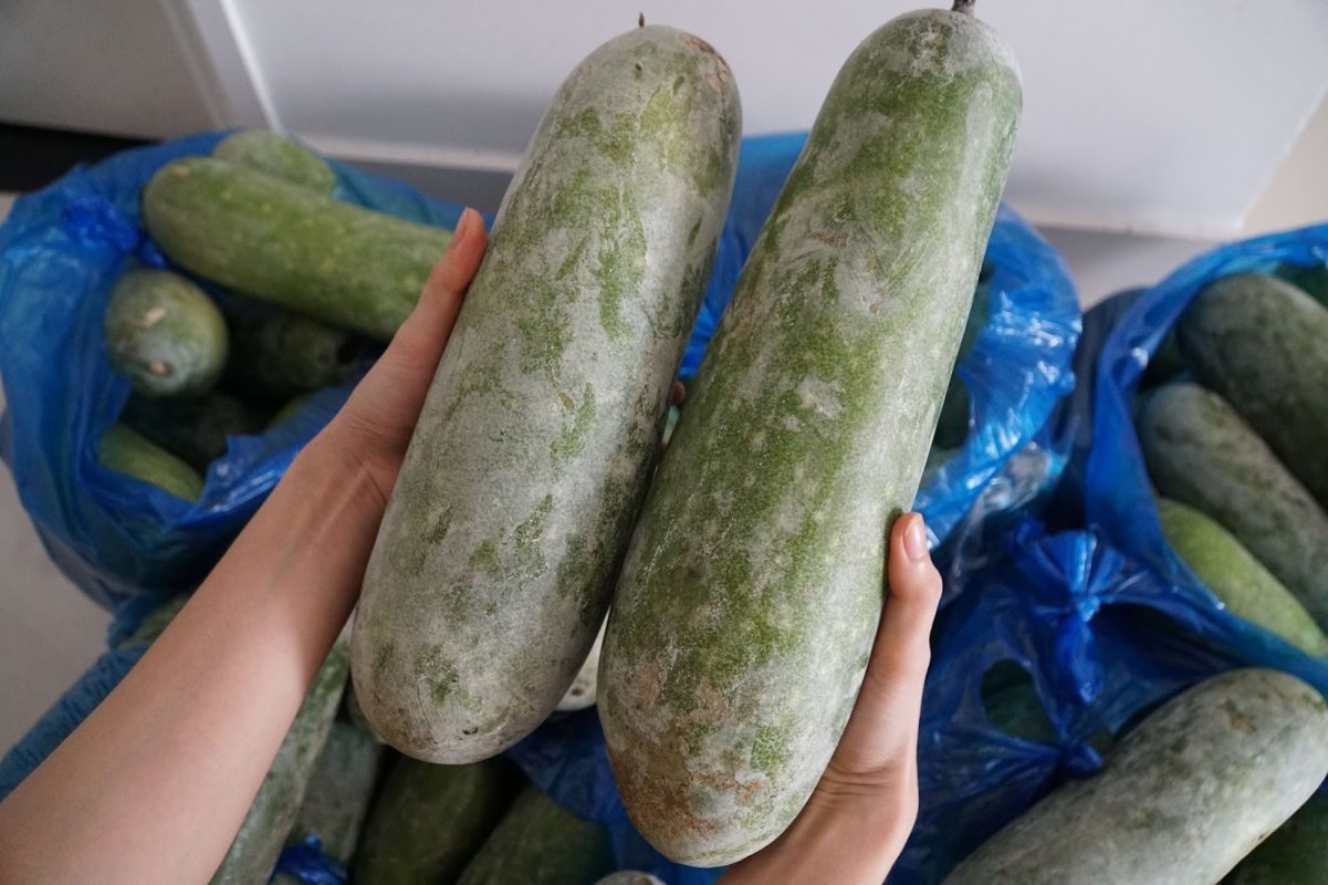 cách nấu canh bí đao chay 1