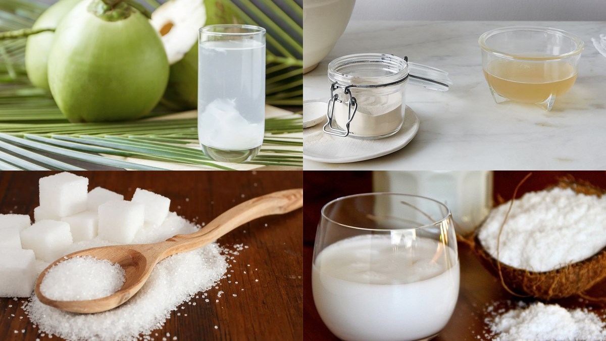 Nấu thạch dừa bằng rau câu