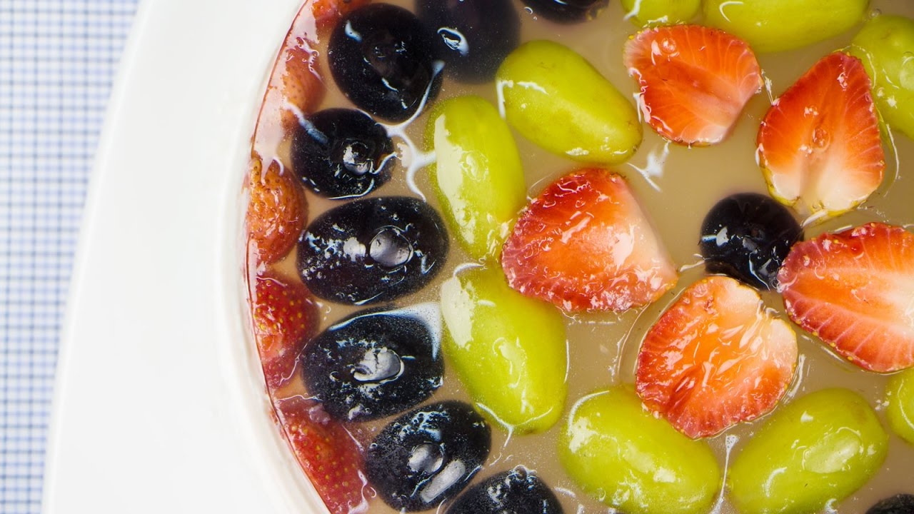 thạch dừa hoa quả