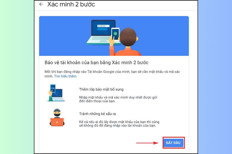 Hướng dẫn chi tiết cách Bật và Tắt bảo mật 2 lớp Gmail - hình 2