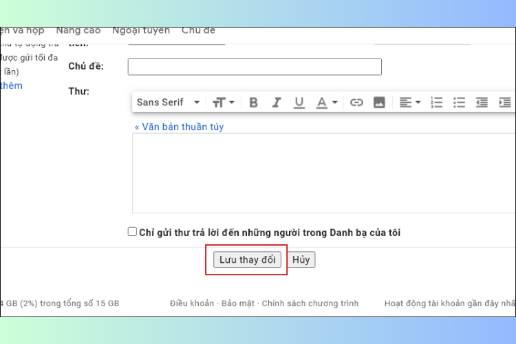 Cách tắt kiểm tra chính tả trong Gmail - hình 4