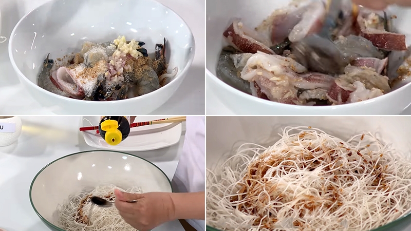 Ướp gia vị hải sản